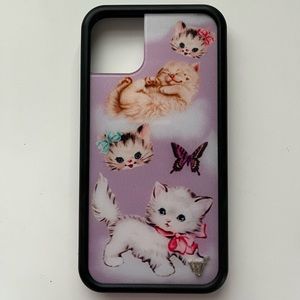 iphone 11 wildflower cats case